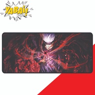 Yabaii Jujutsu Kaisen Large Mouse Pad Anime Mousepad Gaming Desk Pad 80x30cm 90x40cm 70x40cm 40X30cm