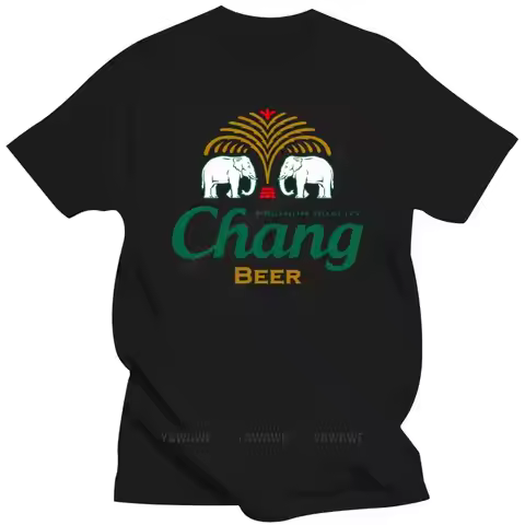 New fashion teeshirt Chang Beer Thai Drink T Shirt Singha Lao Leo Tiger Carabow Bali Gift New From U