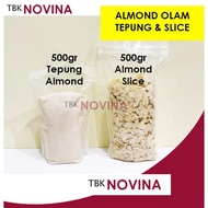 [500 GRAM] OLAM ALMOND ALMOND POWDER/ ALMOND FLOUR/ ALMOND SLICE/