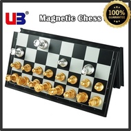 Chess Set Folding Magnetic Travel For Kids Or Adults Chess Board Game Mainan Catur Kanak Kanak & Dew