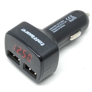 Car Charger Car Charger Car Charger Plug Dual USB LED Display FAST CHARGING EC2 Black trendy G9Q4 Hi
