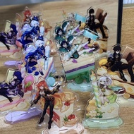 6Pcs/Set 4th Anniversary  Desk Plate Models Focalors Furina de Fontaine Nahida Mavuika Pyro Archon M