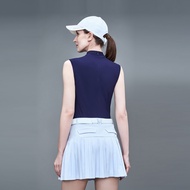 DESCENTE DESCENTE GOLF GOLF FIELD Series Women's Sleeveless POLO Shirt G223WFSL25