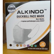 Masker Duckbil Alkindo 4 Play Mix Warna Soft 50 Pcs