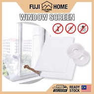 🏠READY STOCK🏠 High Quality Mosquito Net  Self Adhesive Velcro Anti-mosquito Window Screen Insect Scr