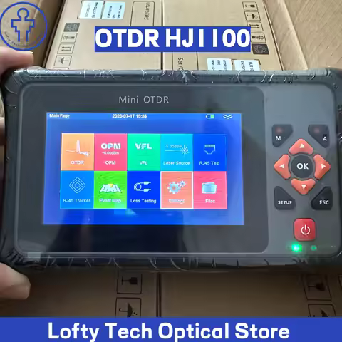 OTDR otdr Active Fiber test 90km 24/22dB1310 1550 1610 1625nm Optic Fiber Reflect with VFL OPM RJ45