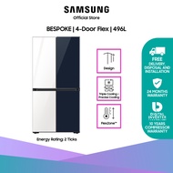 Samsung BESPOKE 496L 4-Door Flex Fridge | Auto Ice Maker | UV Deodorising Filter | 10 yrs motor warranty | F-RF60F1735U41