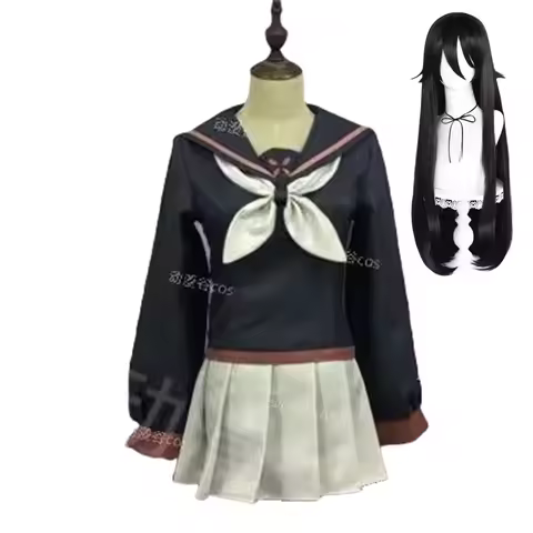 Ryoba Aishi Cosplay Yandere Simulator Cosplay Costume Wig Women School Uniform Skirt Sailor Suit Rol