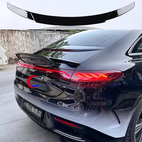 For Mercedes Benz EQS EQE 350 450+ 2022 2023+ Spoiler ABS Rear Trunk Spoiler Wing