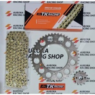 Yamaha R15 TK Gear Set TK 428 HS GoldV3 & Chain