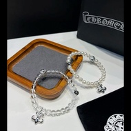 【Original】 Chrome hearts' new popular Chrome Hearts pearl bracelet, anchor pearl light luxury bracel