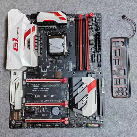 For Gigabyte GA-Z170X-Gaming 7 Desktop Motherboard Z170X Gaming 7 LGA 1151 DDR4 Mainboard 100% Teste