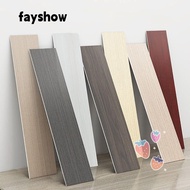 FAY Skirting Line, Wood Grain Windowsill Floor Tile Sticker, Home Decor Waterproof Self Adhesive Living Room Corner Wallpaper