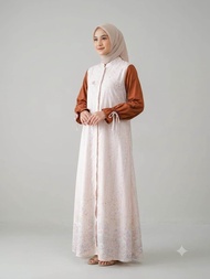 New Dress Gamis Rayon Sultan Premium Terbaru Kekinian || Realpict Produk Dress Rayon Twill Terbaru M
