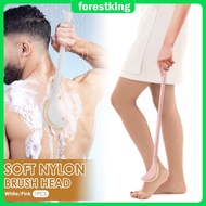Foot Brush with Adjustable Long Handle Enduring Foot Scrubber Easy to Clean Leg Scrub Brush for Seni