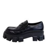 【二手】PRADA 27碼 Prada Monolith黑色樂福鞋