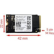 [Free 2280 Adapter] SSD SamSung 512Gb PM991a PM9B1 M2 NVMe size 2242.- Pcie Gen3 x4 512G Gen4 x4 Har