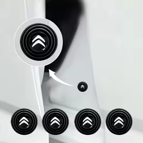 4/8pcs Car Door Shock Absorber Buffer Pier Sticker Styling For Citroen C1 C2 C3 C4 C5 C6 C8 C4L DS3 