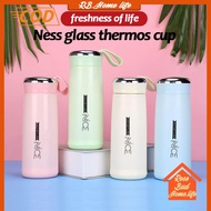RB Nice Cup Glass Bottle Tumbler Creative Leakproof Water Cup 400ml Stainless aqua flask