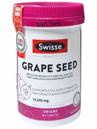 [港版正貨]Swisse BEAUTY 葡萄籽美白抗氧化180粒 賞味期:01-2027    564b