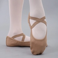 【Tech-savvy】 Full Elastic Cloth Ballerina Children's Dance Shoes Women's Dancing Shoe Kids Yoga Cat 