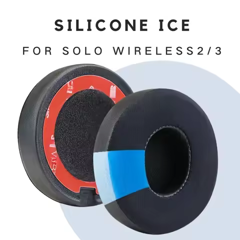 1 Pair Cooling Gel Replacement Ear Pads Cushions for Beats Solo 2 Solo 3 Wireless Headphones Solo2 S