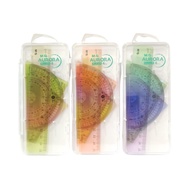 Aurora Ruler 4 Pcs M&G ARL960AN Ruler Set Contains 4 Pcs Aurora Color Ruler Measuring Tools- SHSNP