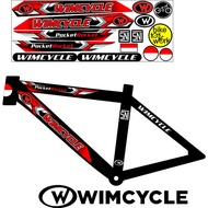 BIKE LIS STICKERS BICYCLE STRIPING/ VARIATIONS WIM-CYCLE UNIVERSAL MOTIF BIKE STRIPING WIM CYCLE STI