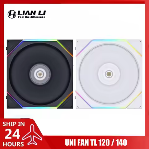 Lian Li TL120 TL140 Uni Fan Forward/Reverse Computer Case Fan, Water Cooling Cooler Support L-Connec