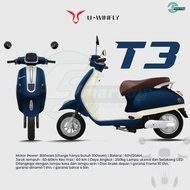 Sepeda Motor Listrik Uwinfly T3 Model VSPA New 2Colour Limited Edition