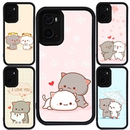 Case for OPPO A57 A96 A57e A77s A76 A36 A57s A77 Black Silicone M-9 Chibi Cats