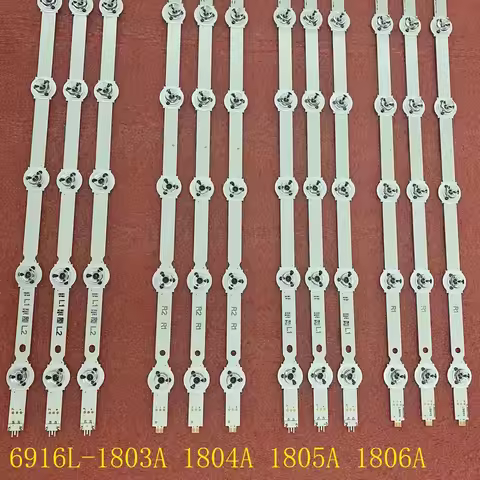 12pcs LED Strip For Panasonic TX-55AS650E TX-55ASW754 TX-55AS650B TX-55ASM655 6916L-1803A 1804A 1805