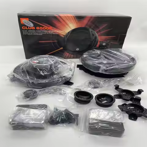 Free Shipping 1Set JBL CLUB 6500C Car Audio 2Way 6.5 Inch 180W Door Bass Component Tweeters Speakers