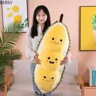 BERSY Fruit Durian Plush Pillow, Appease Soft Durian Hugging Pillow, Cartoon Fluffy Collection 30cm 