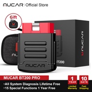 MUCAR BT200 Pro Obd2 Automotive Diagnostic Tools BT200 Bluetooth obd2 Scanner Automotriz Code Reader