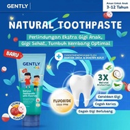 GENTLY Kids natural Toothpaste 50g - Children's Toothpaste with Fluoride 1000ppm