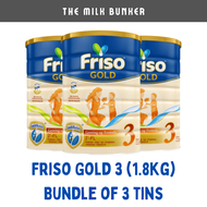 Friso Gold 3 (1.8kg) 2'-FL Bundle of 3 Tins