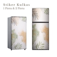 1-door refrigerator stickers and 2-door refrigerator stickers with Aesthetic motifs, code AC-4