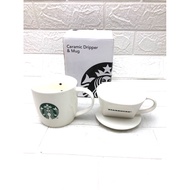 STARBUCKS Ceramic Dripper &amp; Mug (Kitchen