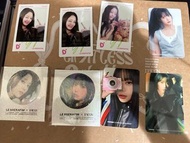 Le Sserafim DICON fujifim photo+ 小卡+貼紙