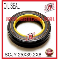 OIL SEAL POWER STEERING SCJY 25X39.2X8 25X39X8 25-39.2-8 25-39-8