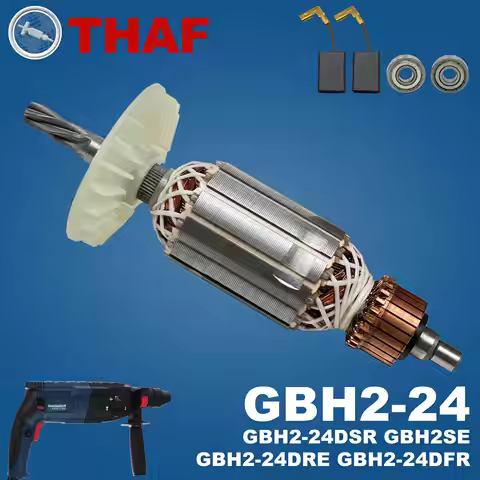 AC 220V 240V GBH2-24 GBH2-24DSR GBH2-24DFR Armature Rotor For BOSCH GBH2SE GBH2-24DRE Spare Parts Ro