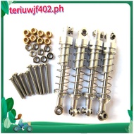 4Pcs  Damper for  C14 C24 MN D90 D91 D99S RC Car Accessories,Silver