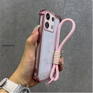 Xiaomi POCO M6 PRO X6 PRO 5G X6 M6 5G F6 PRO 5G Phone Case Shockproof New Color Pink Electroplating 