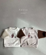 AOSTA 2022♡ SLED BEAR MTM 韓國童裝上衣 0~5Y (2色)