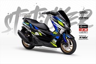 สติ๊กเกอร์ Nmax Racing vol.02 ปี 2015-2019