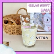 CELERY.ID - Cute Aesthetic Character Miffy Glass Aesthetic Miffy Glass/
