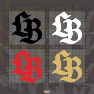 Cutting Sticker Logo Liberty Walk LB (8 cm x 7.5 cm)