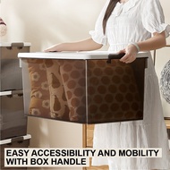 21L/31L/45L/65L PIATTO Transparent Organizer Stackable Storage Container Box X-6268697071