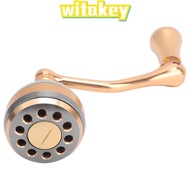 WITAKEY Fishing Reel Handle, Screw-In Aluminum Alloy Reel Handle Conversion, Durable Two Sizes Spinn